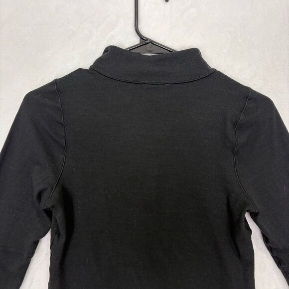 Patagonia Black Wool Base Layer Half Zip Pullover Long Sleeve Top Women's XS - Picture 9 of 11
